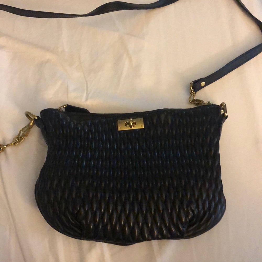 Black crossbody purse